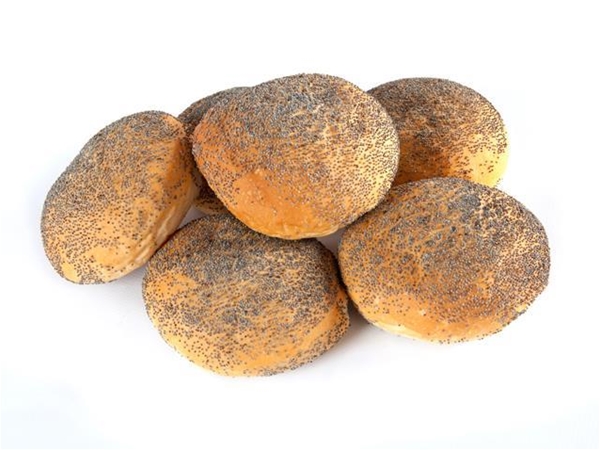 Witte bollen maanzaad per 6